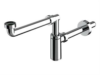 SIFONE KING 11/4 D.32 250mm SALVA SPAZIO CROMATO ABS