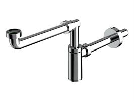 SIFONE KING 11/4 D.32 250mm SALVA SPAZIO CROMATO ABS